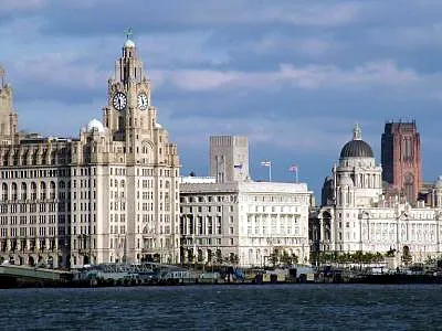 Pier Head, a landmark in Liverpool, United Kingdom