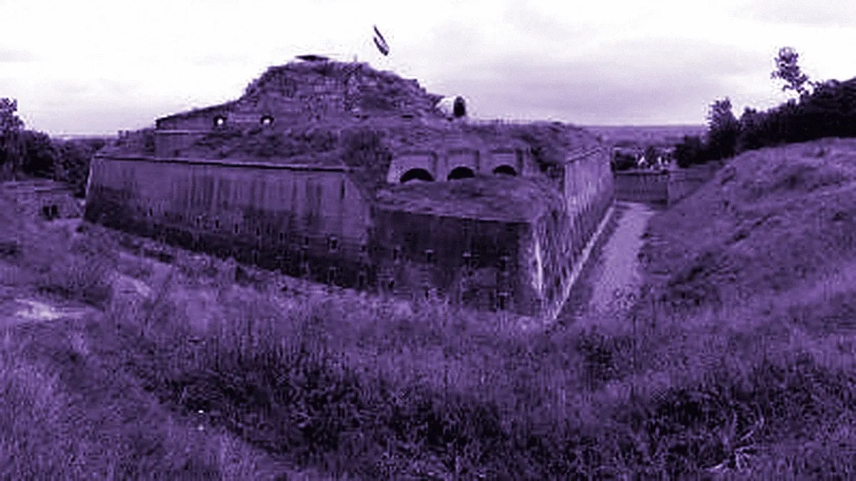 Maastricht, Netherlands — panoramic view of Saint Peter's Fortress