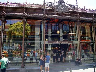 Mercado de San Miguel (Saint Michael's Market), a market in Madrid, Spain