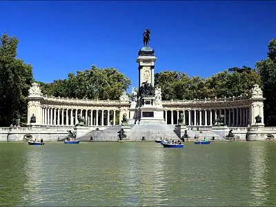Parque del Retiro (Retiro Park), a park in Madrid, Spain