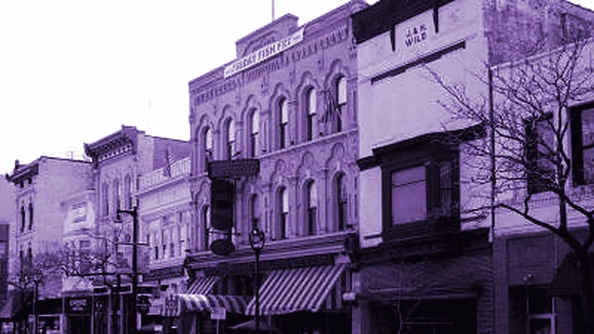Milwaukee, United States — panoramic view of Old World Third Street