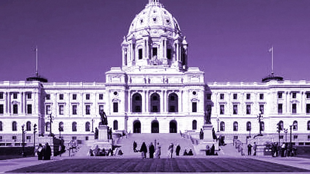 Minneapolis, United States — panoramic view of Minnesota State Capitol