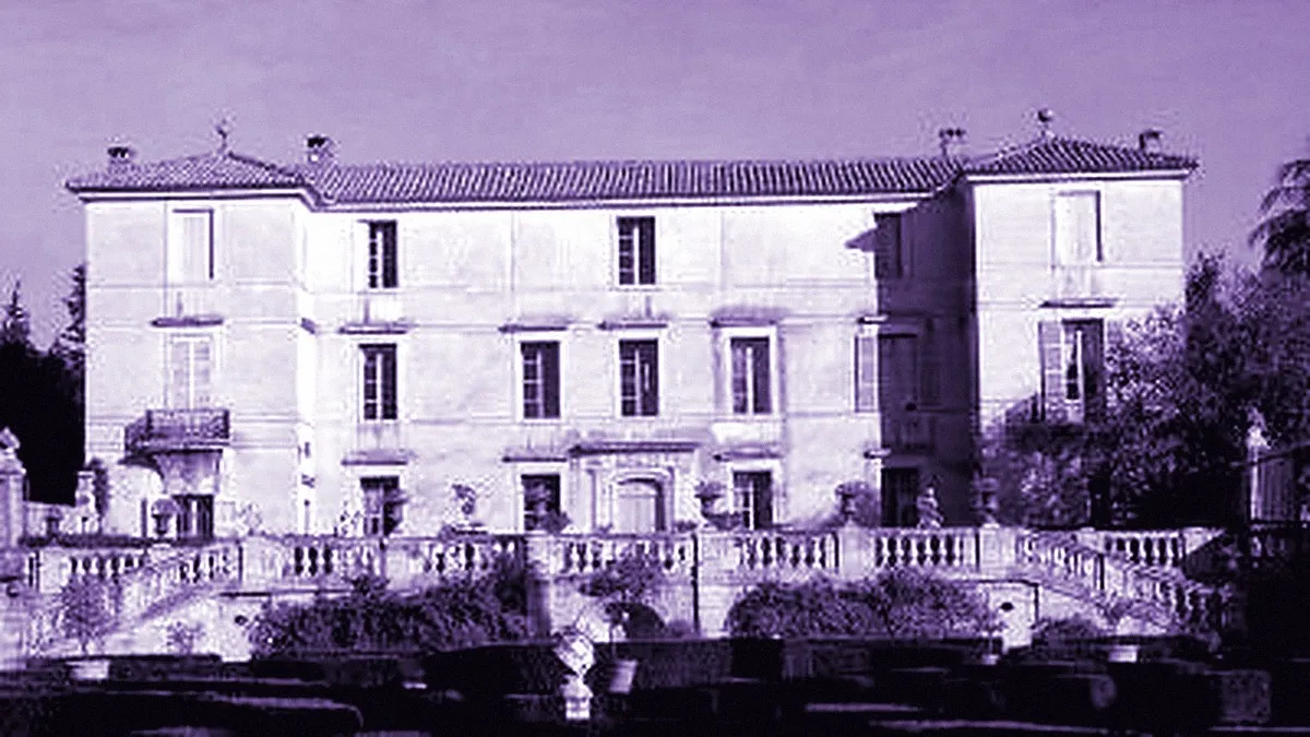 Montpellier, France — panoramic view of Flaugergues Castle