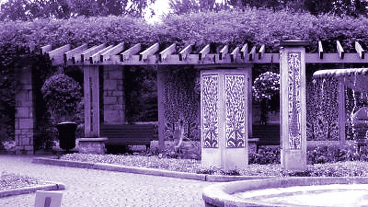Montreal, Canada — panoramic view of Montreal Botanical Garden