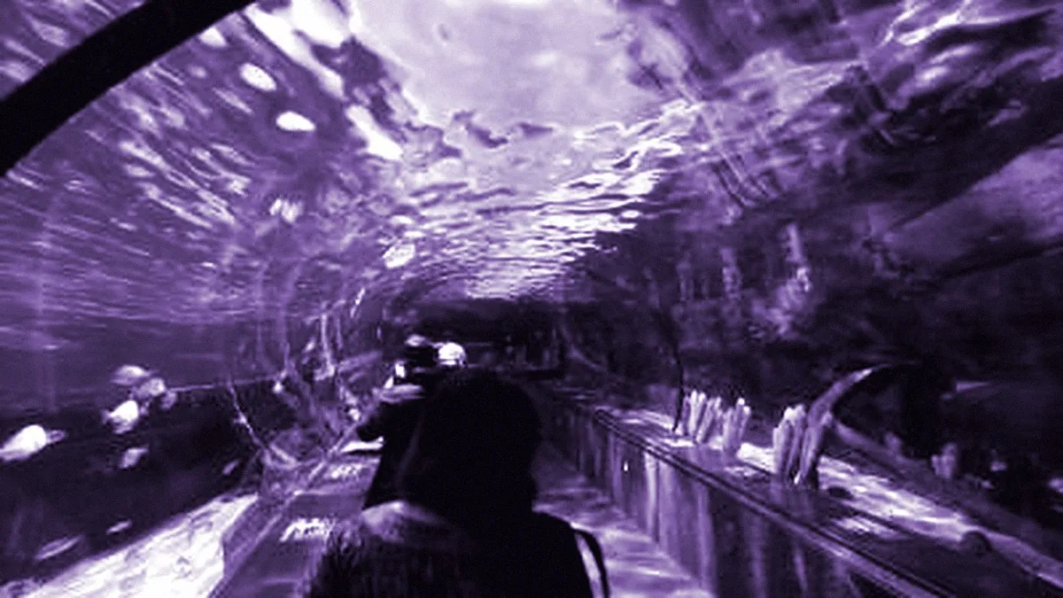 Myrtle Beach, United States — panoramic view of Ripley's Aquarium