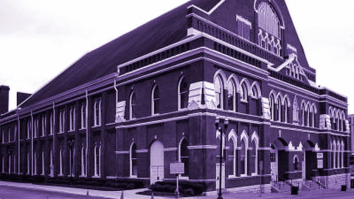 Nashville, United States — panoramic view of Ryman Auditorium