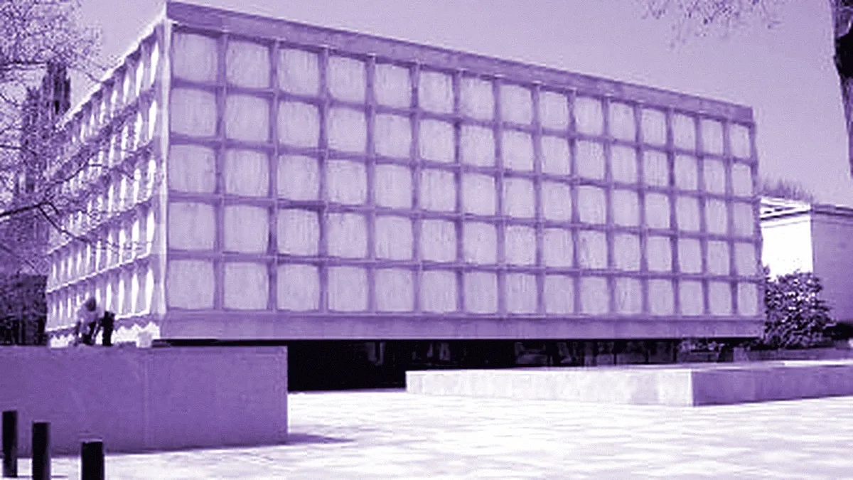 New Haven, United States — panoramic view of Beinecke Rare Book and Manuscript Library