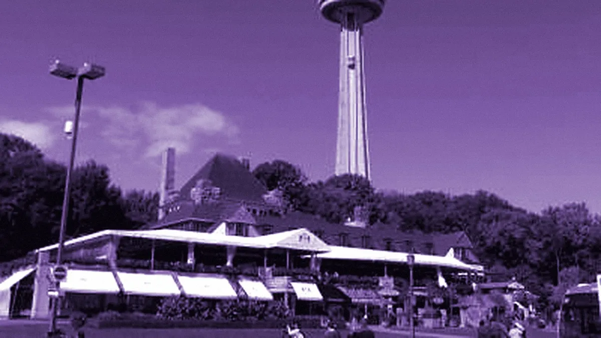 Niagara Falls, Canada — panoramic view of Skylon Tower