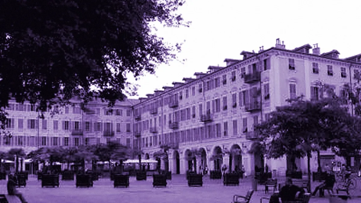 Nice, France — panoramic view of Garibaldi Square