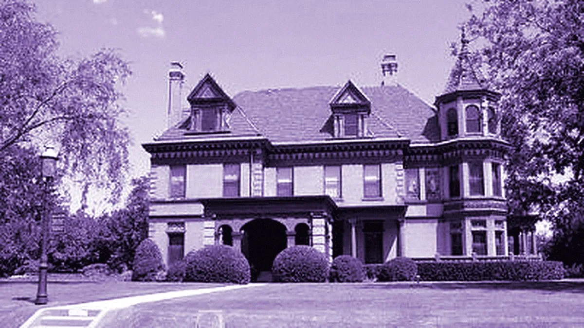 Oklahoma City, United States — panoramic view of Henry Overholser Mansion