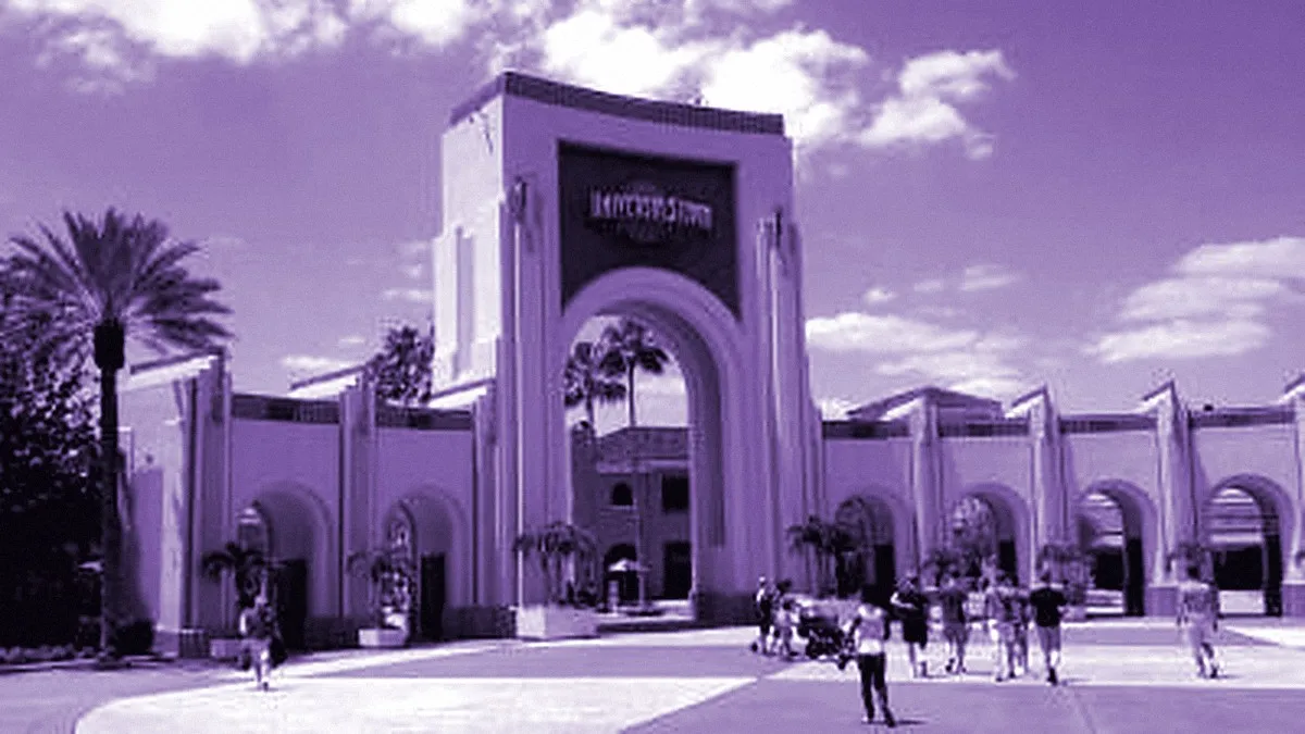 Orlando, United States — panoramic view of Universal Studios Florida