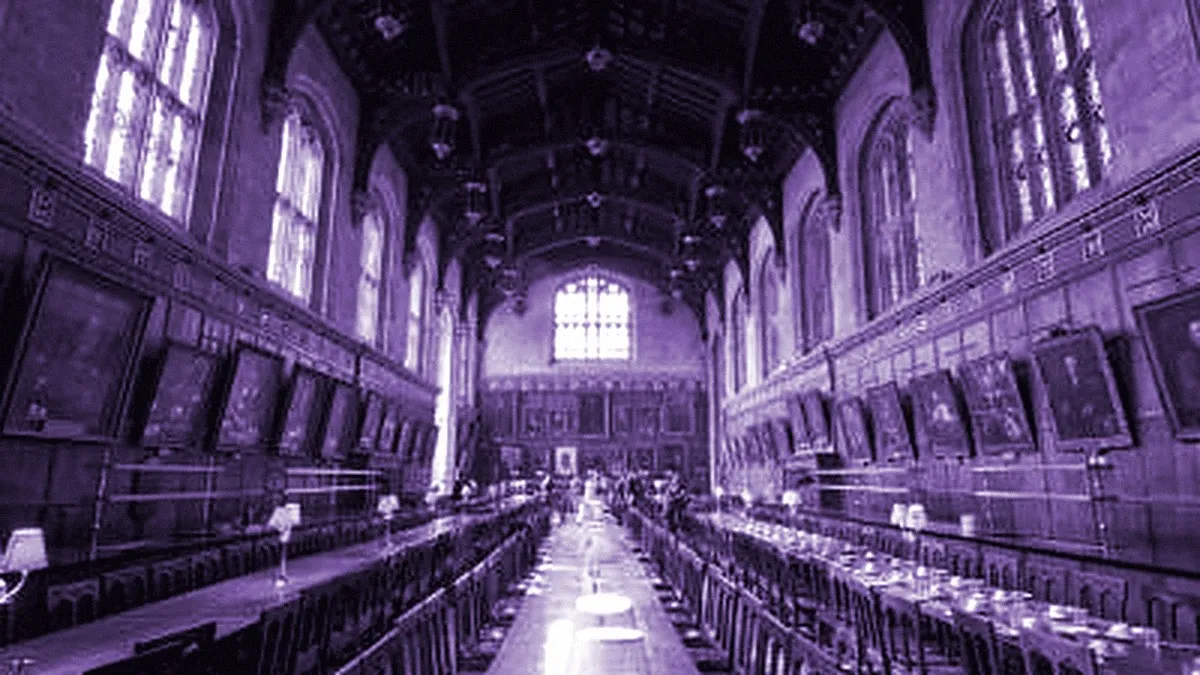 Oxford, United Kingdom — panoramic view of Christ Church College