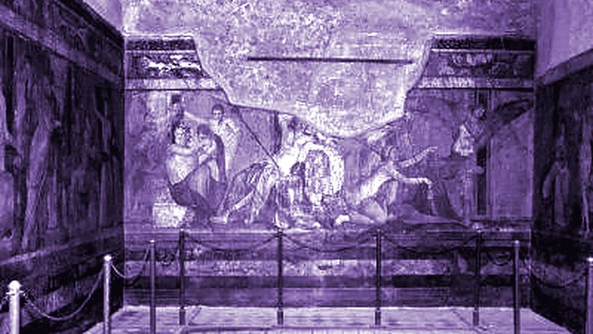 Pompei, Italy — panoramic view of Villa of the Mysteries