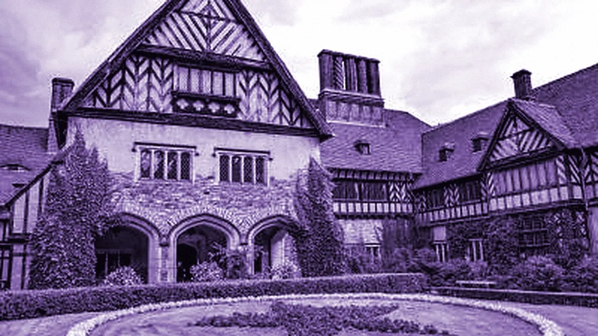 Potsdam, Germany — panoramic view of Cecilienhof Palace