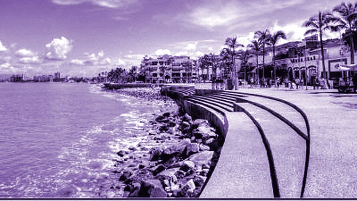 Puerto Vallarta, Mexico — panoramic view of Boardwalk
