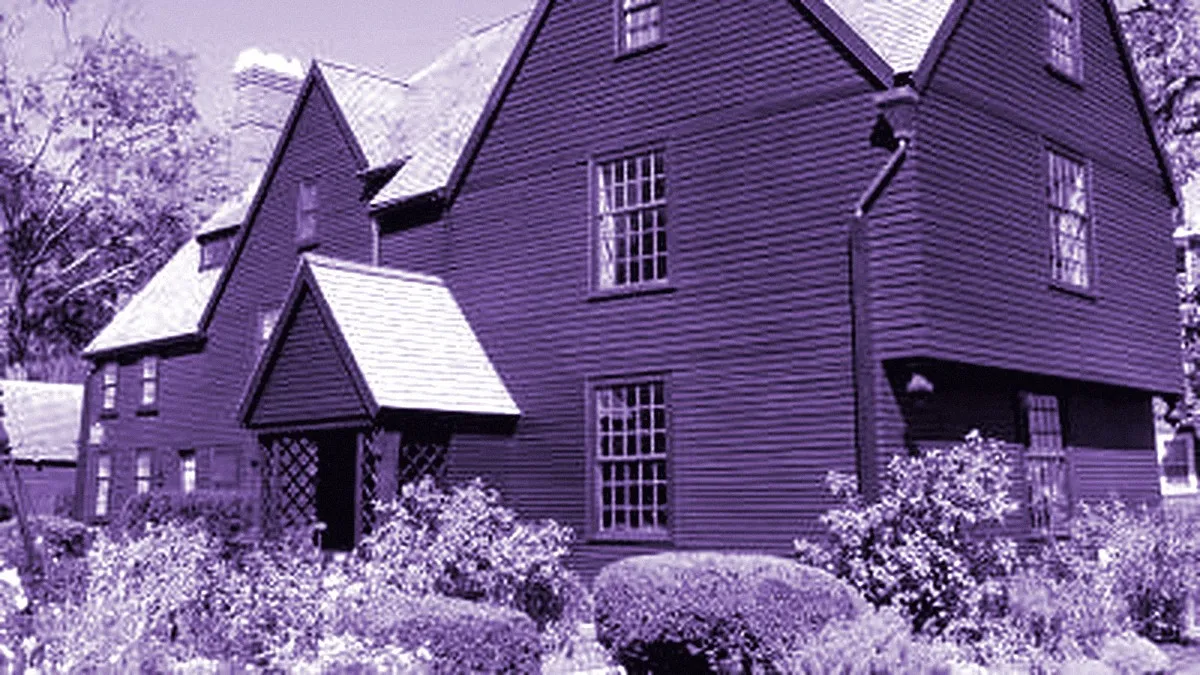 Salem, Massachusetts, United States — panoramic view of House of the Seven Gables