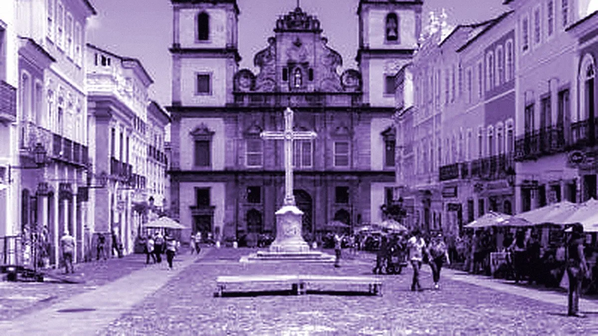 Salvador, Brazil — panoramic view of Church and Convent of St. Francis