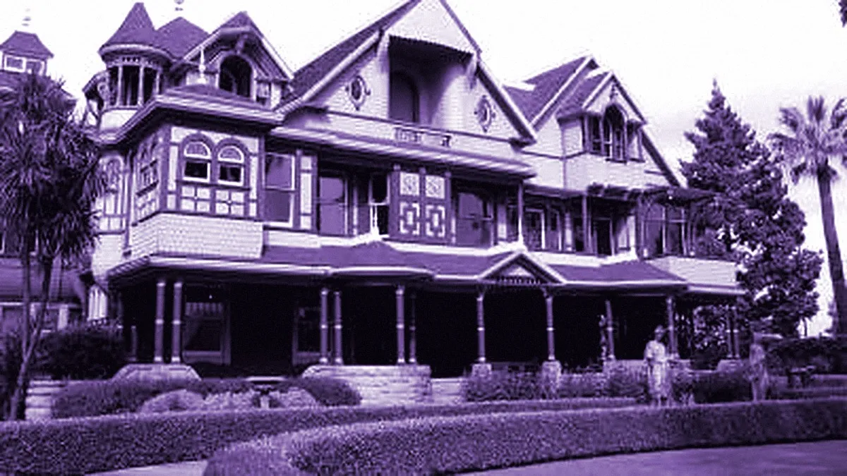 San Jose, United States — panoramic view of Winchester Mystery House