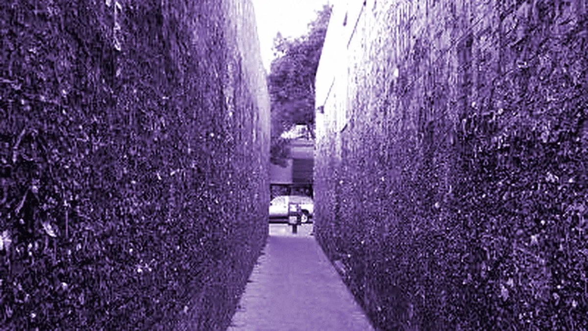 San Luis Obispo, United States — panoramic view of Bubblegum Alley