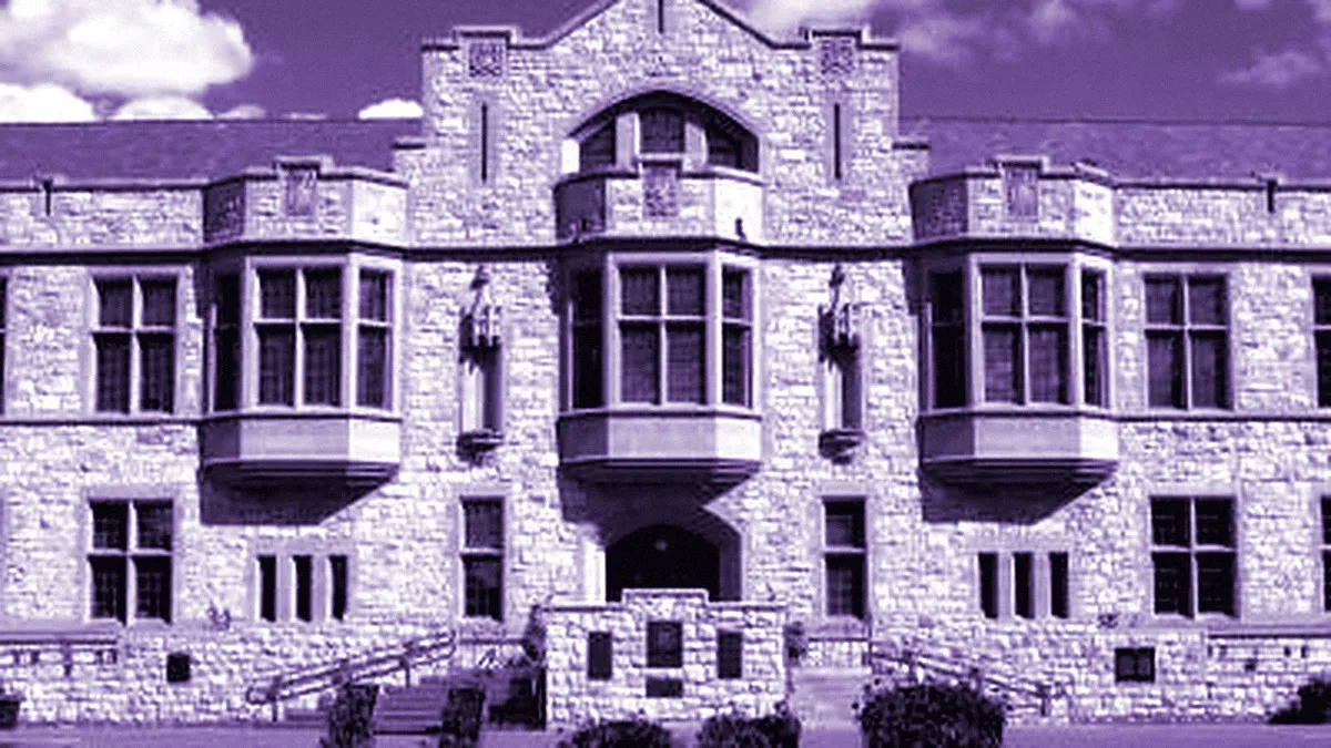 Saskatoon, Canada — panoramic view of University of Saskatchewan and St. Andrew’s College