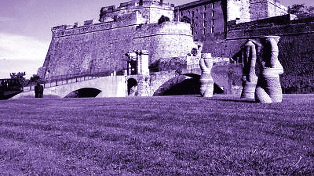 Savona, Italy — panoramic view of Priamar Fortress