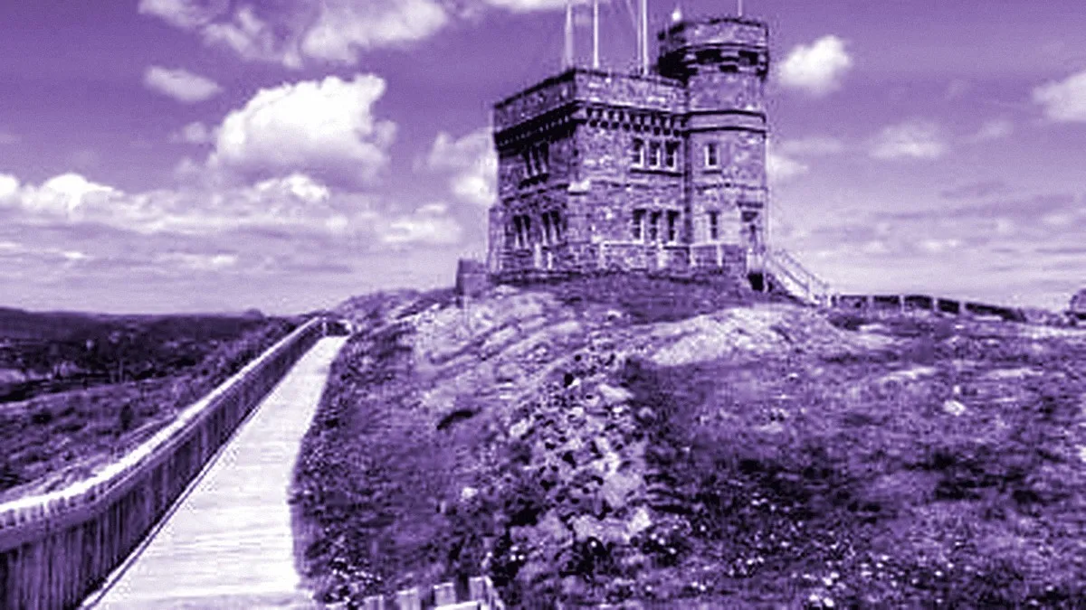 St John’s, Canada — panoramic view of Signal Hill