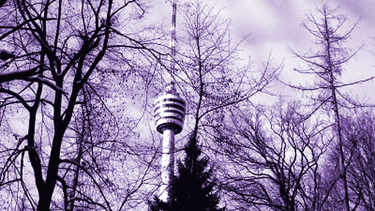 Stuttgart, Germany — panoramic view of Stuttgart TV Tower