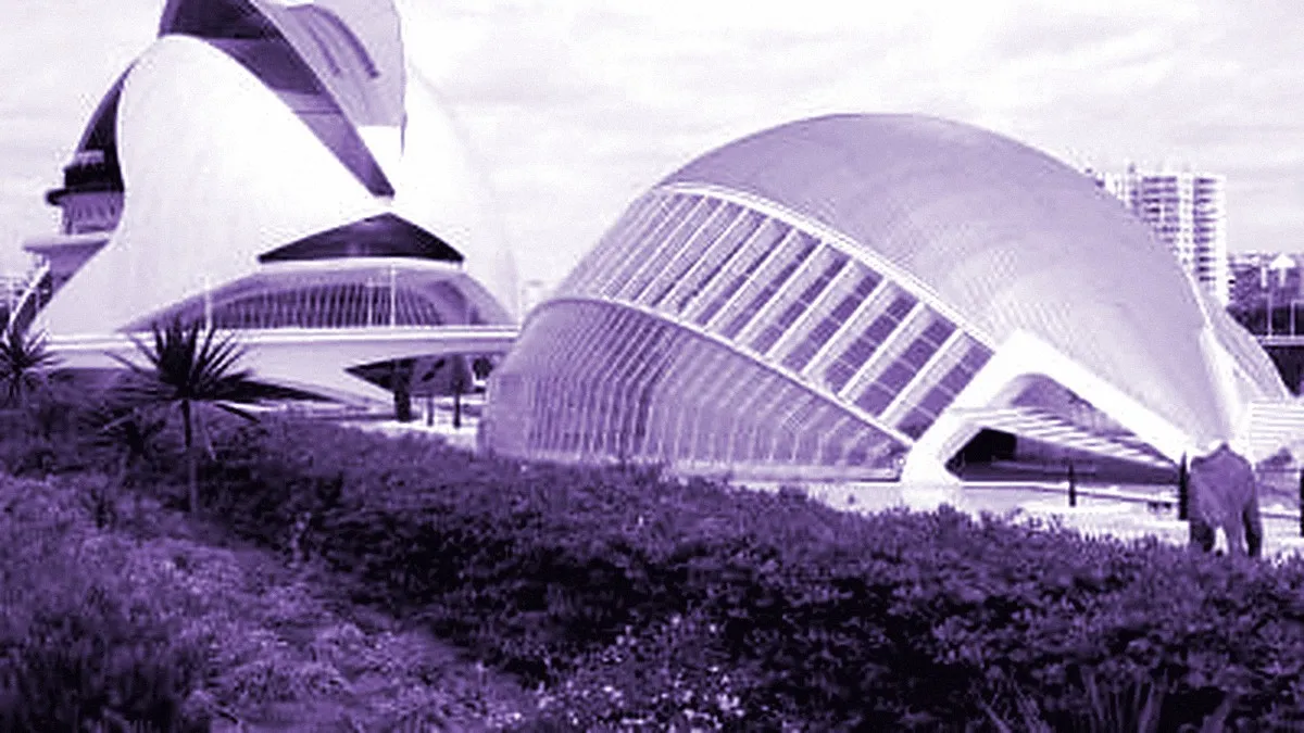 Valencia, Spain — panoramic view of City of the Arts and Sciences