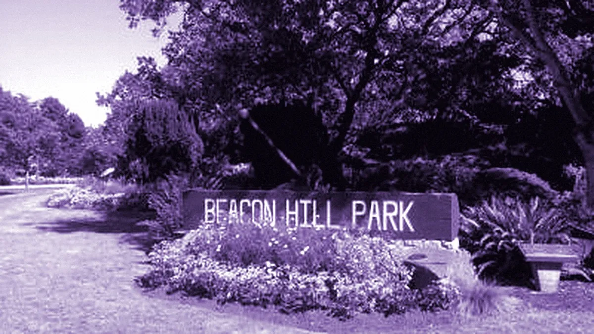 Victoria, Canada — panoramic view of Beacon Hill Park