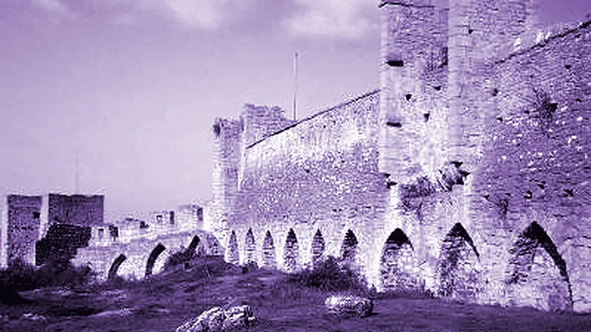 Visby, Sweden — panoramic view of Visby City Wall