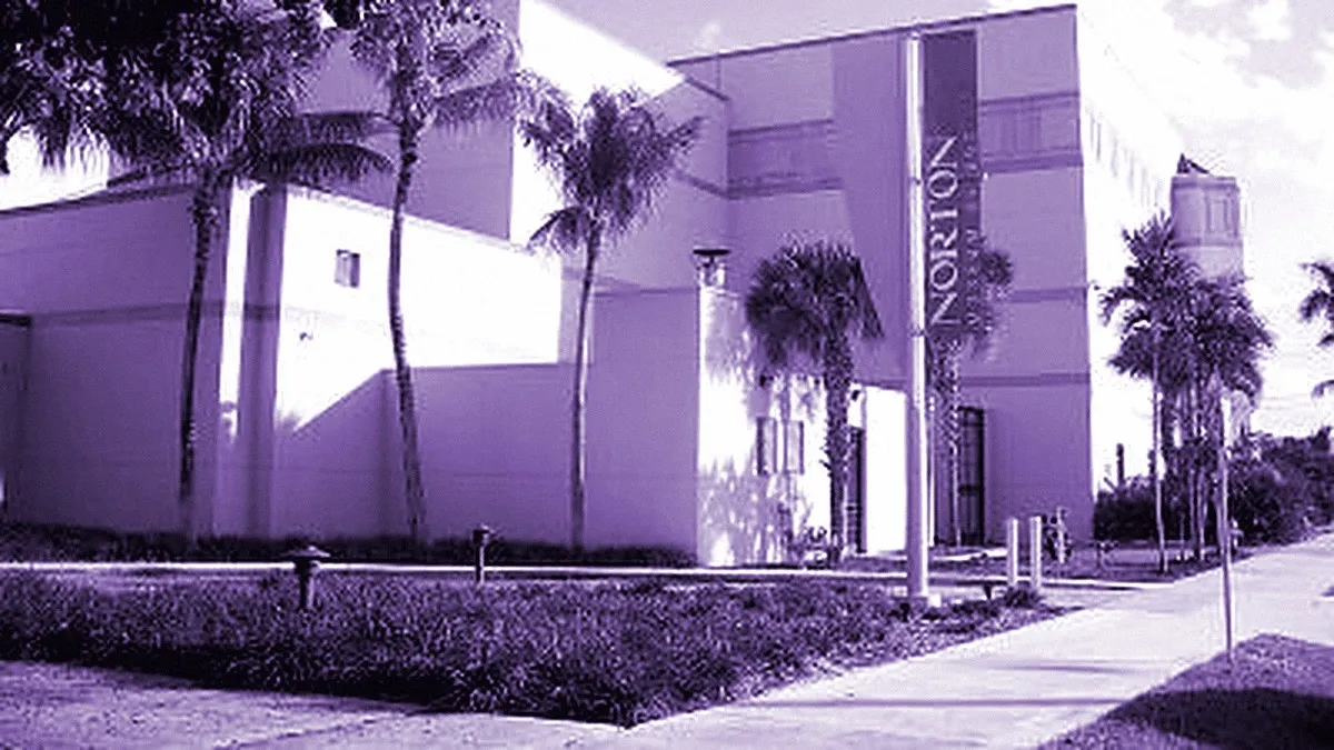 West Palm Beach, United States — panoramic view of Norton Museum of Art