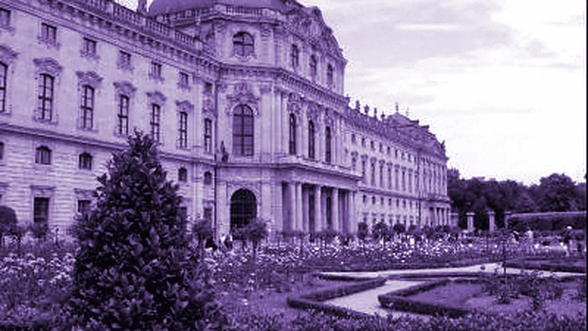 Würzburg, Germany — panoramic view of Wurzburg Residence